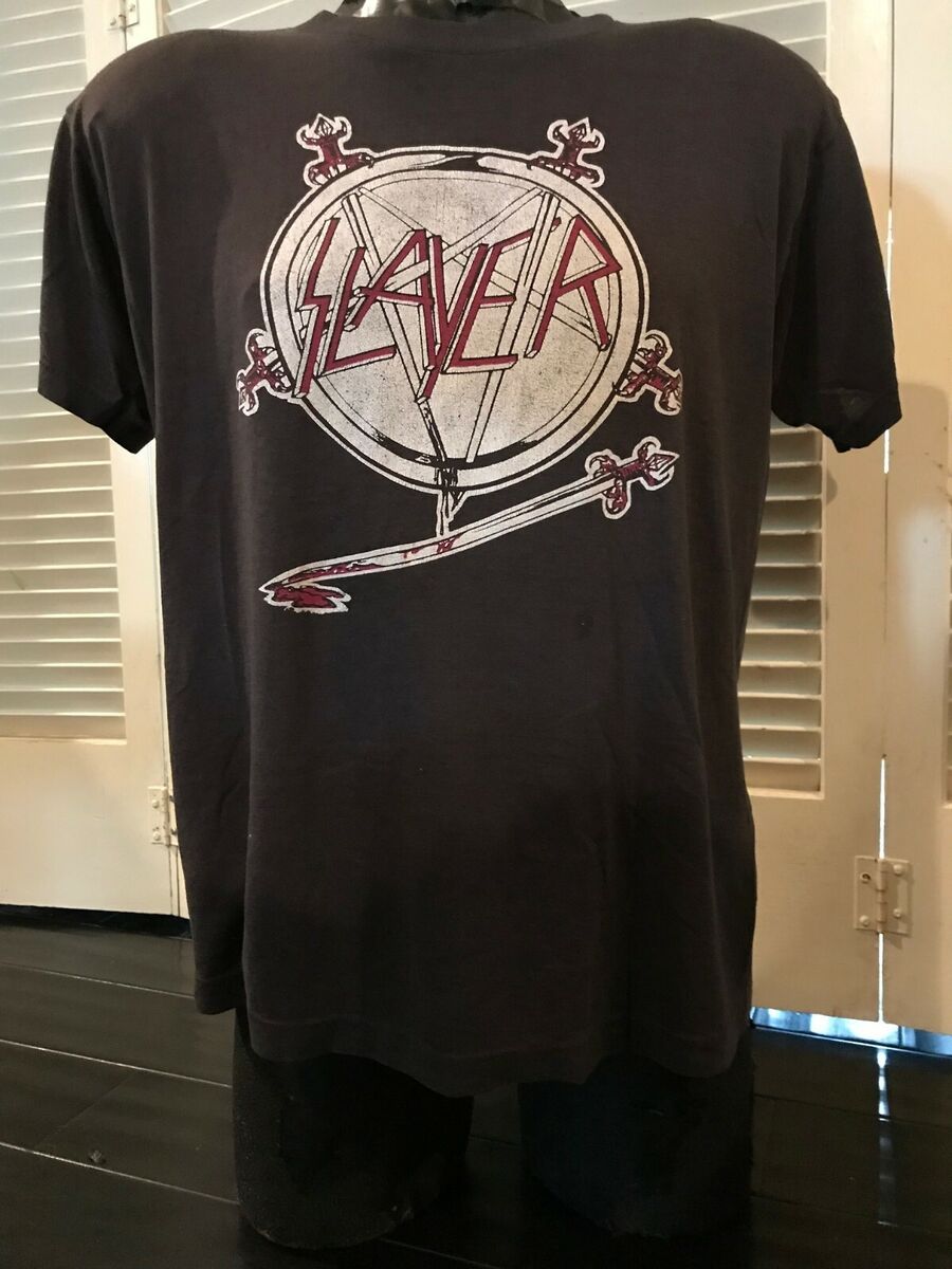 Rare Vintage 1983 Slayer Die By The Sword Promo Shirt Size M Rare Vintage 1983 Slayer Die By The Sword Promo Shirt Size M