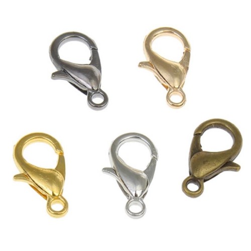 Lobster Clasp Keyring Trigger Clip Key Chain Ring Holder 12mm Hooks