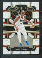 2024 TINA CHARLES 06/99 PANINI WNBA SELECT CONCOURSE WHITE