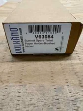 ICO V63084 Bath Volkano Summit Spare Toilet Paper Holder - Brushed Nickel