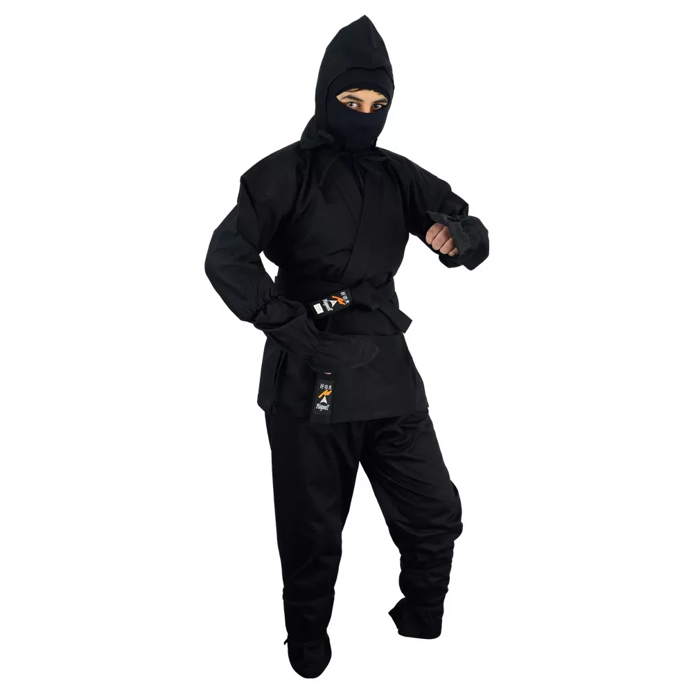 Ninja Suit Uniform Halloween Fancy Dress Party Fun Costume Childrens Adults  Kids