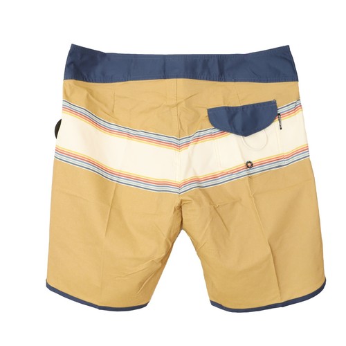 EZEKIEL Men's Wetlands Swim Trunks Board Shorts 34 Striped Amber Multi NWT B80 - Picture 2 of 6