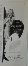 1940 women's Lily of France Lilyastik one piece girdle bra garters corseting ad