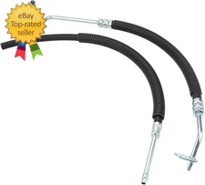 Power Steering Pressure Hose & Steering Return Line Kit Compatible with Chevy Av