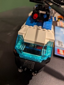 LEGO CITY: Coast Guard Helicopter & Life Raft (7738)&mdash;99% complete, Manual/No Box