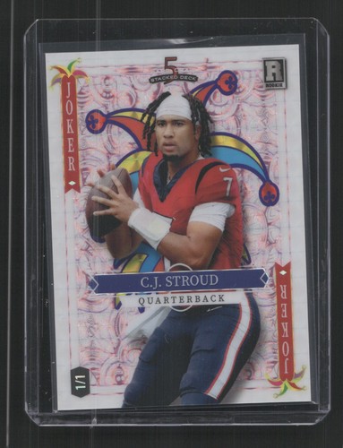 CJ STROUD #SD-CS 2023 Wild Card 5 Card Draw card