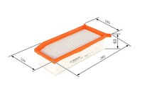 NEU - Bosch F026400343 Luftfilter FüR Dacia Renault