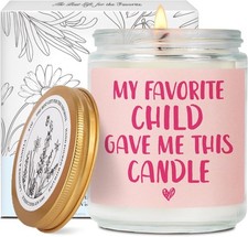 Unique Candle Gift for Mom from Daughter Son, My Favorite Child Gave Me This Can