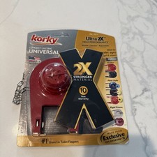 Korky Ultra 2X Long Lasting Toilet 2  Flapper  Chain