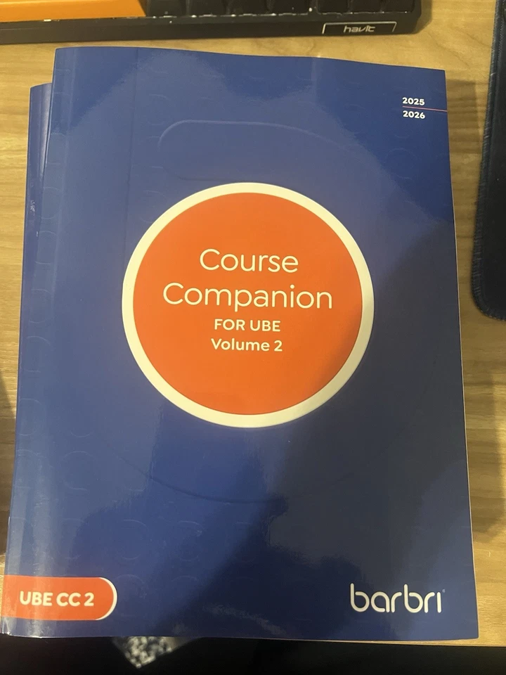 Barbri 2025-2026 UBE Bar Review Books FULL SET - Image 3 of 4