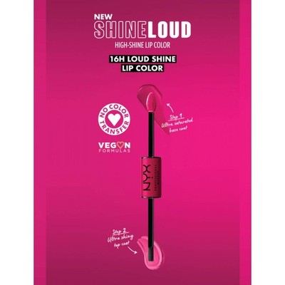 NYX Professional Makeup Shine Loud High Pigment Long Lasting Lipgloss Vegan
