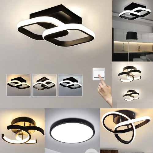 Chic LED Ceiling Light Modern Chandelier Living Room Bedroom Pendant Light - Bild 1 von 26