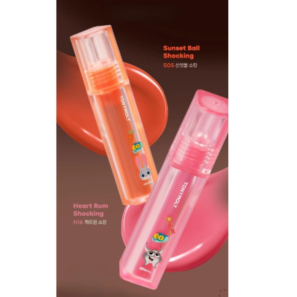 TONYMOLY X ZOOTOPIA Labios Perfectos Labio Impactante 4g 2 Colores Regalo JUDY Tinte Cap Foto 3 de 4