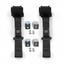 Ford Thunderbird 1977 - 1979 Standard 2pt Bk Seat Kit Wbrackets-2 Belts Ford Thunderbird 1977 - 1979 Standard 2pt Bk Seat Kit Wbrackets-2 Belts