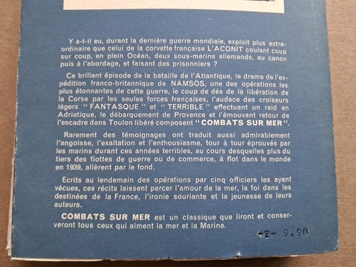 LIVRE COMBATS SUR MER HISTOIRES REELS guerre 39-45 marine miltaria bateau - Picture 15 of 15