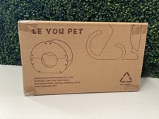 LE YOU PET Round Cat Scratcher House Wood Grain