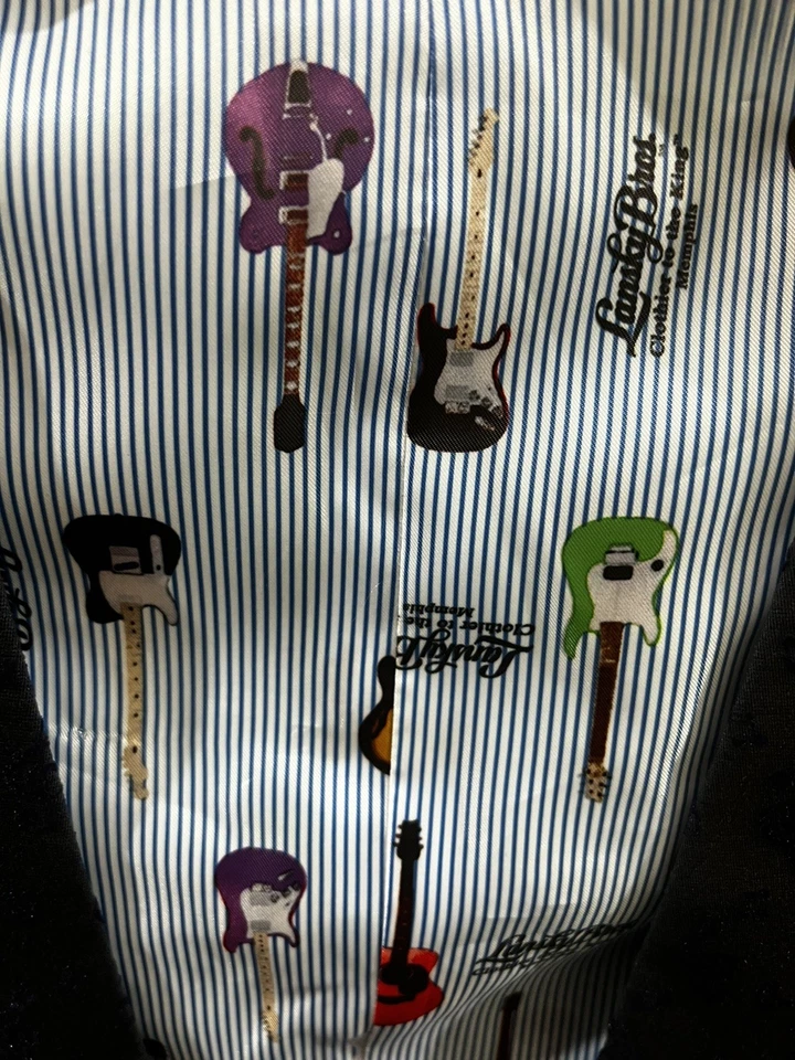 Lansky Bros Vest Singer Guitars Clothier To The King Lining LARGE Elvis Presley - Image 3 of 4