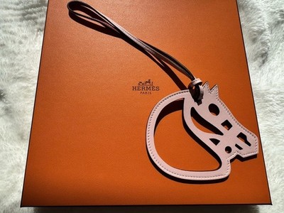 Hermes Horse Charm In Rose Sakura New