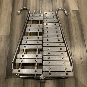 Vintage Xylophone 25 Bar 2 Octave Vertical Bell Marching Glockenspiel Ludwig?