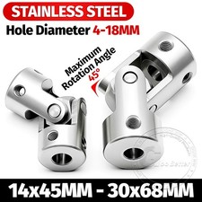 Stainless Steel Universal Flexible Shaft Coupling Coupler Motor Joint Connector