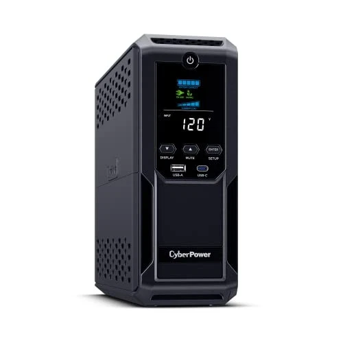 CyberPower BRG1500AVRLCD2 1500VA Mini Tower UPS with LCD