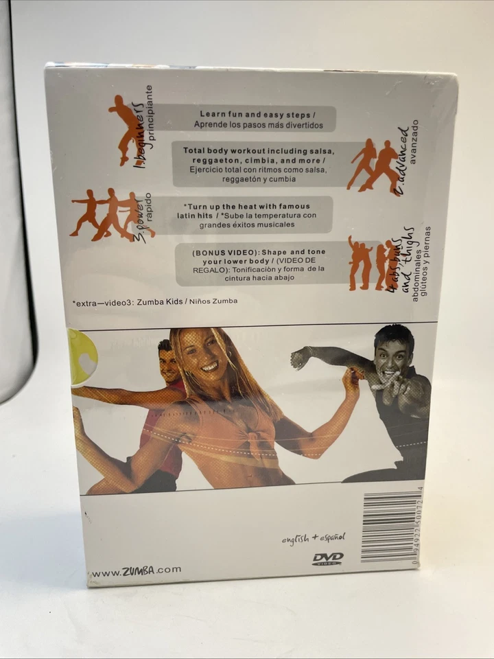 All New Zumba Fitness DVD Boxset X4 Dvds Dance Fitness - Image 3 of 4
