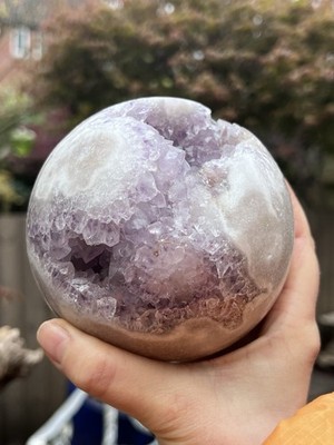 Rosa Amethyst Kristall Kugel Druzy Brazilian groß 1511g AAA+ 110mm 29