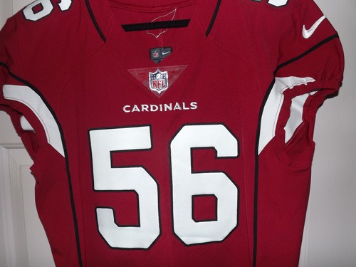 Scooby Wright 2017 Arizona Cardinals Team Issued Red Jersey - Picture 2 of 5