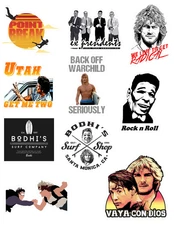 Point Break 90s Movie Stickers