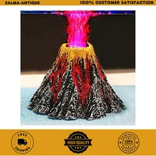 Uniclife Aquarium Volcano Ornament Kit with Air Stone Bubbler Fish Tank