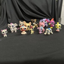 Lot Of 13 Littlest Pet Shop Figures Vintage