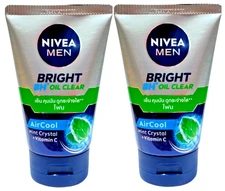 Nivea Men Facial Foam Oil Control Air cool Mint Crystal Remove Oily skin 100ml×2