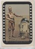 1977 Star Wars Stickers C-3PO R2-D2 Droids on the Sand Plane