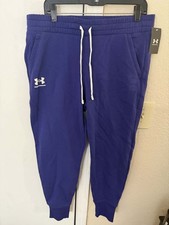 Under Armour Jogger Women's Large Dark Blue Rival Fleece