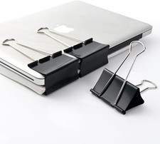 Extra Large Binder Clips 3 Inch Super Big Binder Clips 6 Pack Big Metal Paper Cl