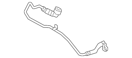 Genuine BMW Engine Coolant Hose 11-53-8-666-857