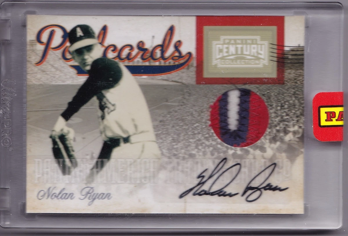Panini Nolan Ryan Baseball Autographed Sports Trading Cards 