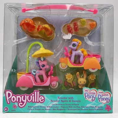 My Little Pony Ponyville Scootin Set Pinkie Pie Starsong Scooter Sprite Daisyjo - Immagine 1 di 4