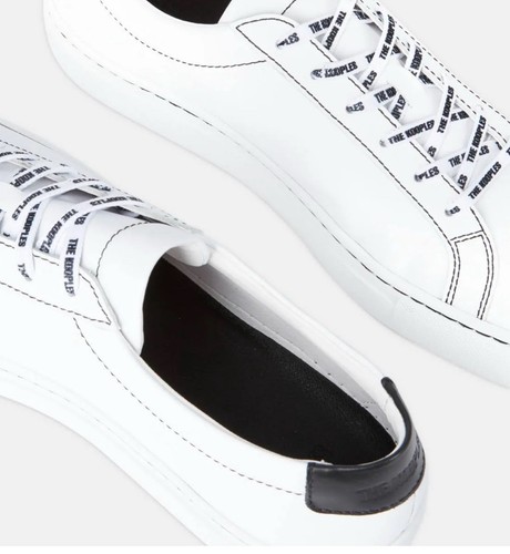 The Kooples NIB Women's White Leather Sneakers FR 39/ US 8 MSRP $295 - Picture 6 of 6
