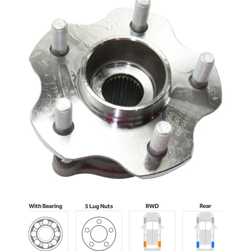 Buje de rueda compatible con Nissan 350Z Infiniti G35 Coupé 2003-2009 Foto 2 de 4