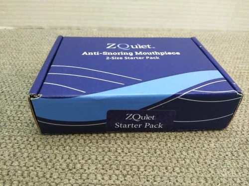NEW ZQuiet, Anti-Snoring Mouthpiece, Starter Pack with 2 Sizes (SEALED BOX)