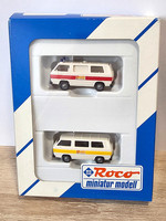 (6791) Roco 1:87, 1385 Set Mit 2 X Vw T3 Krankenwagen Des Asb Neu&Ovp