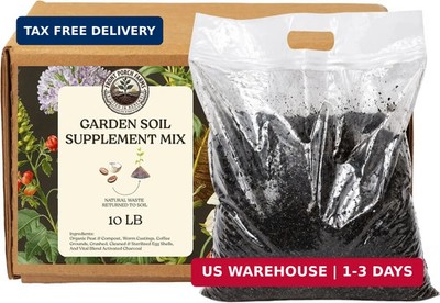Garden Soil Supplement Mix, Potting Soil Outdoor Plants, Infused with Worm Casti