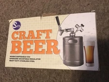 Sapa 2L Mini Party Keg Draft Beer Tap Dispenser Portable Home Brew Bar