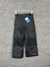Columbia Youth Bugaboo III Pants Black Size Small Omni Tech Snow Ski Outdoor