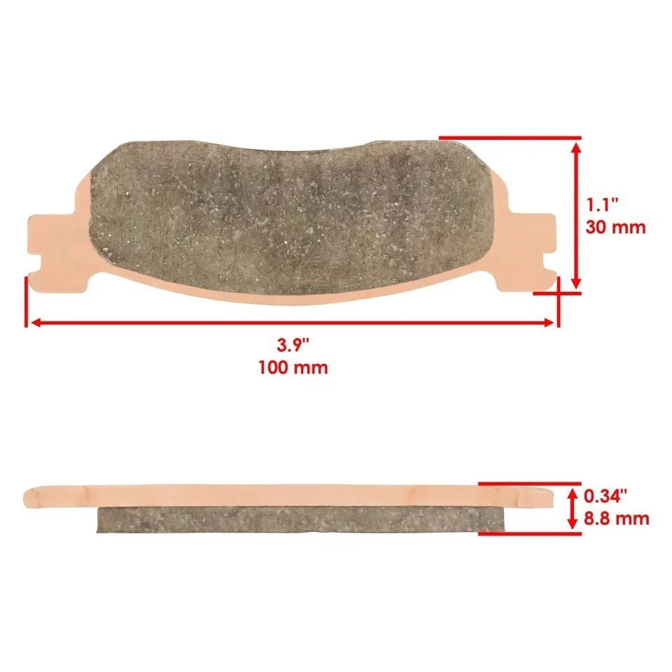 for Yamaha XT225 Serow 225 2001-2007 Front Brake Pads & Rear Brake Shoes - Image 3 of 4