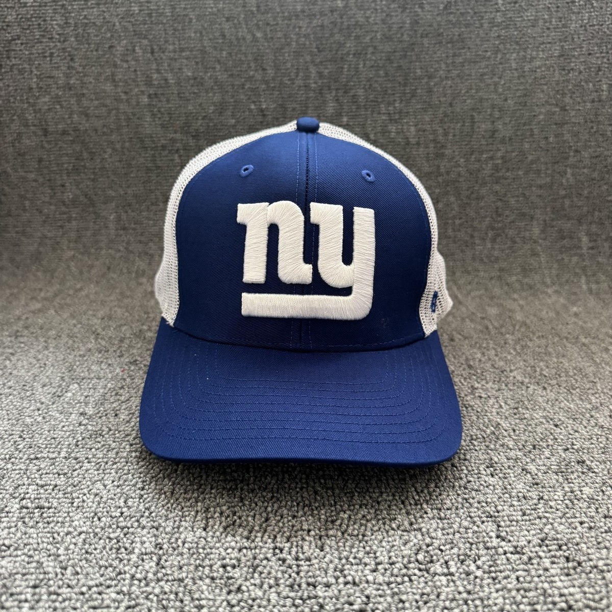 '47 Brand New York Giants Trucker Strapback Blue White OSFA Hat