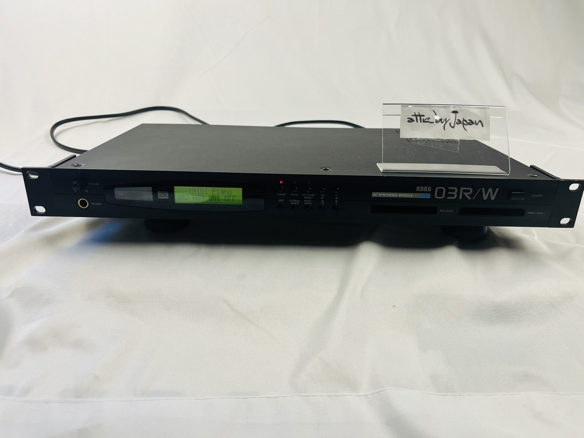 KORG 03R/W 1U Rack Sound Module Synthesizer Working Tested