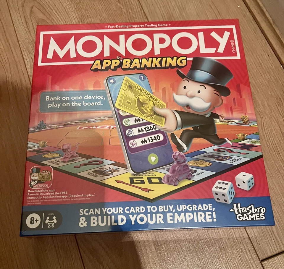 Monopoly App Banking Board Game - English Version new sealed - Image 2 of 2