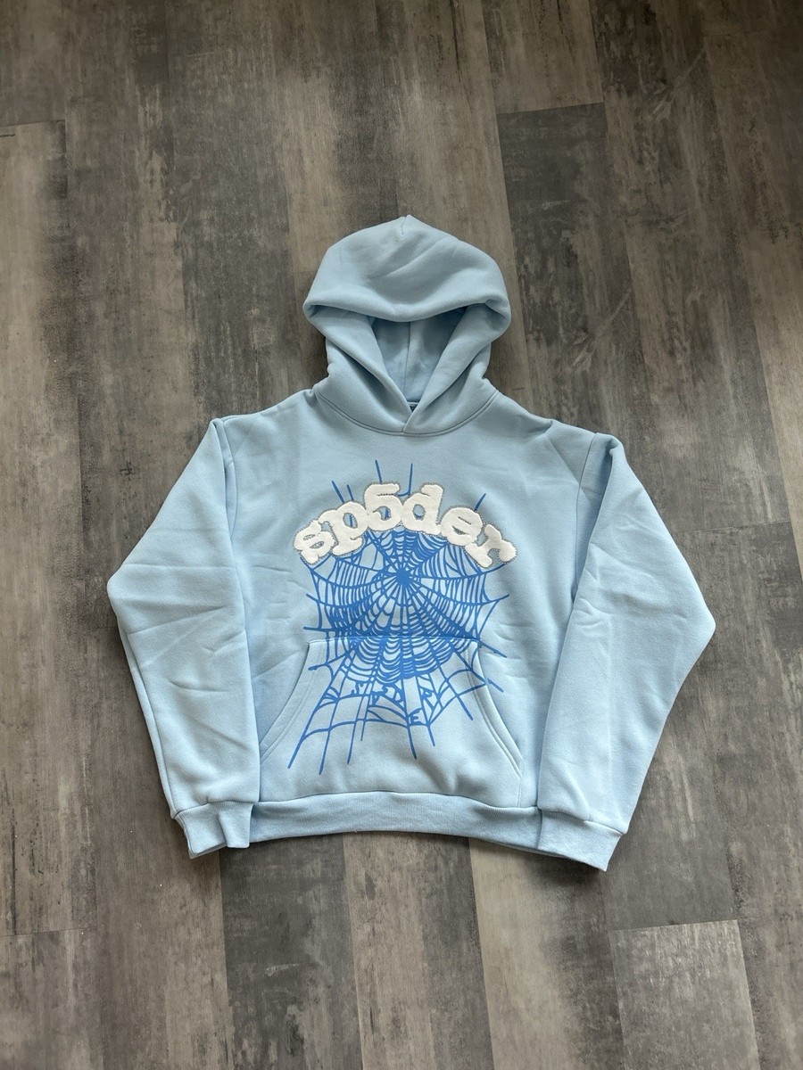 sp5der スカイブルー パーカー S Sp5der Hoodie Sky Blue M | eBay